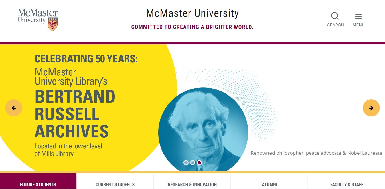 mcmaster university is a revered public research institution