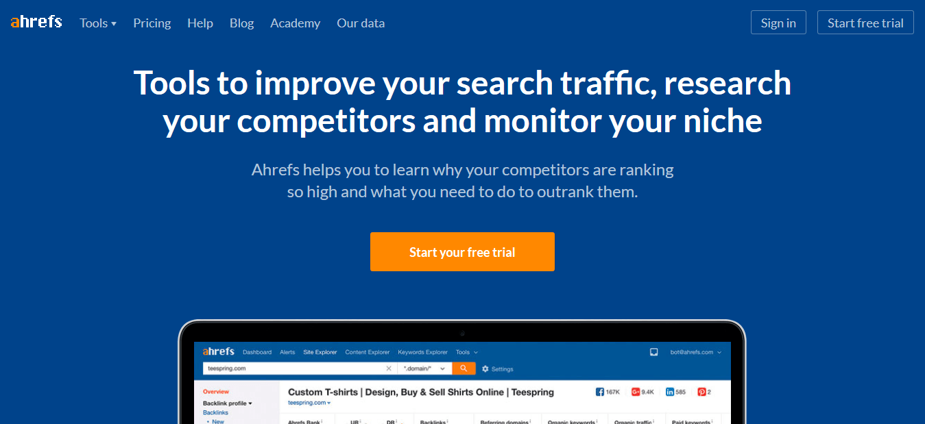 Ahref Seo Tool