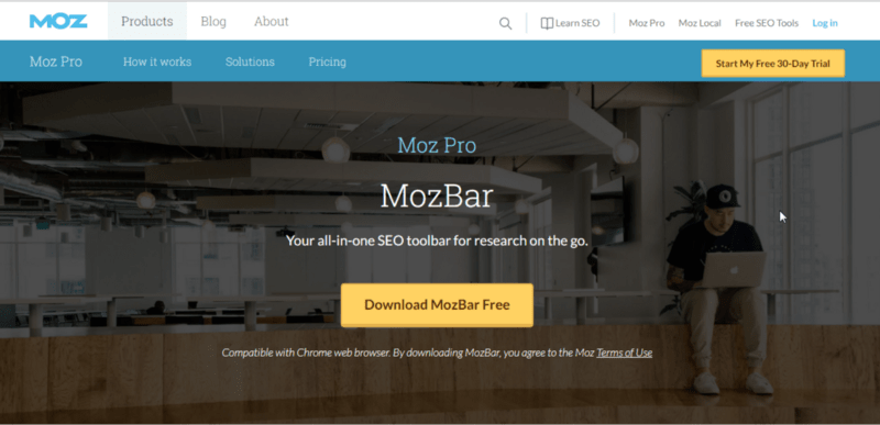 Mozbar3.0 Seo Tool