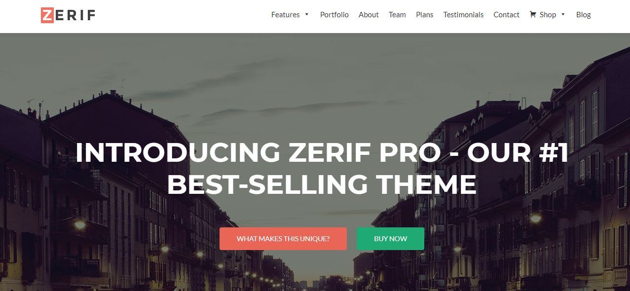 Zerif Solutions For Landing Pages