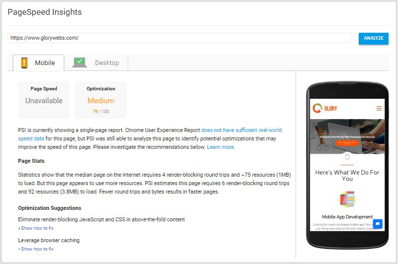 Page Loading Time For Mobile