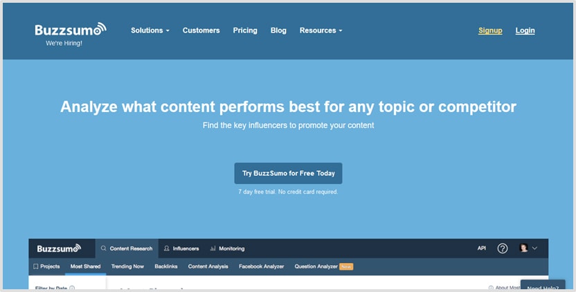 Buzzsumo For Guest Blogging