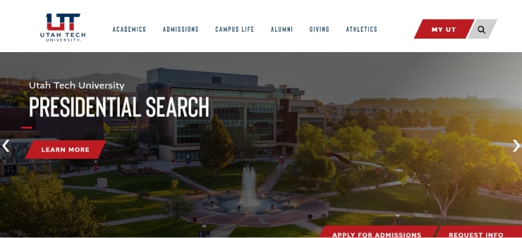 Dixie State University Website Design