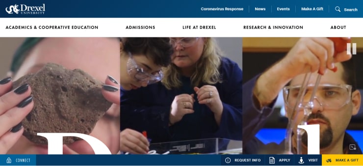 Drexel University Website Design