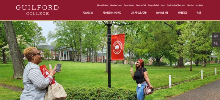 Guilford Collegewebsite Design