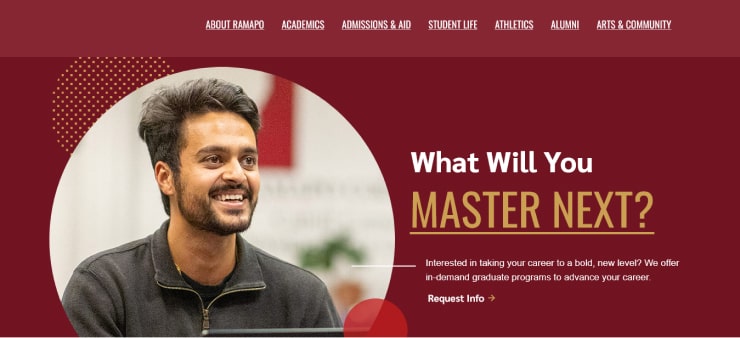 Ramapo College Website Design