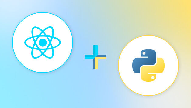 React with Python Image
