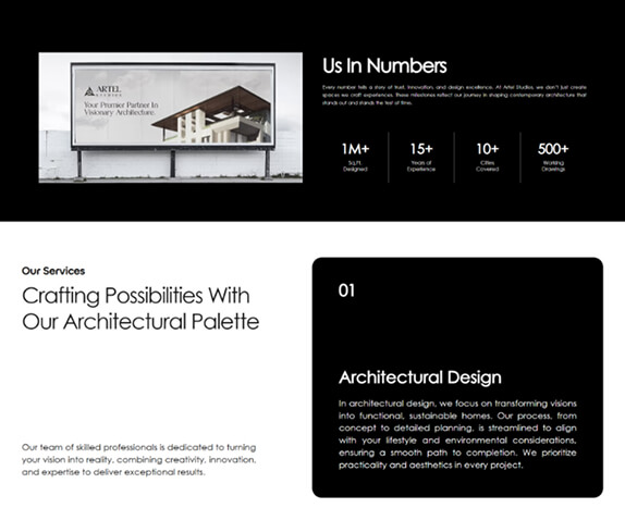 Artel Studios Services Desktop