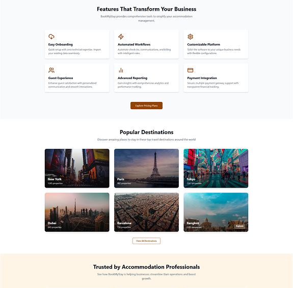 BookMyStay Services Desktop