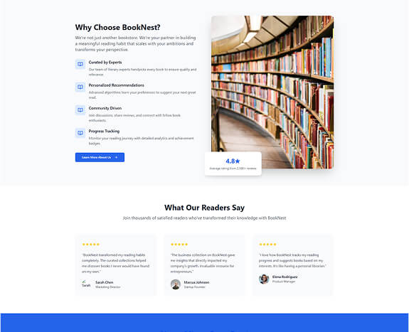 BookNest Services Desktop