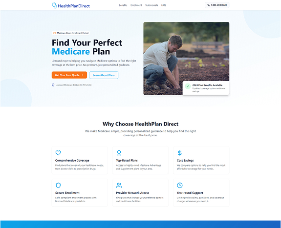 HealthPlan Direct Home Desktop