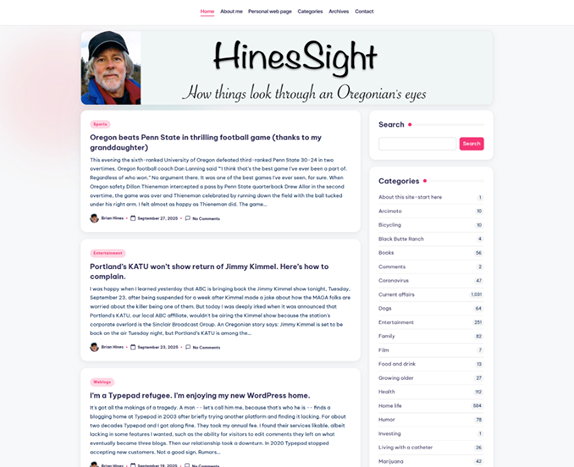 Brian Hines Home Desktop