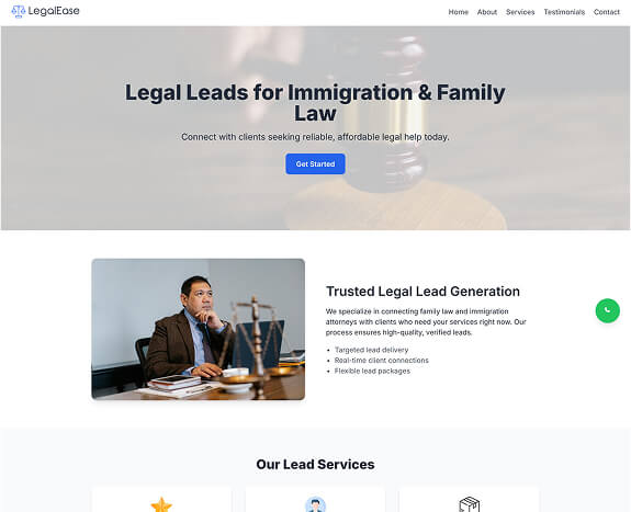 LegalEase Home Desktop