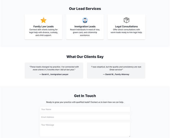 LegalEase Home Desktop