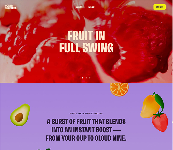 PowerSmoothies Home Desktop