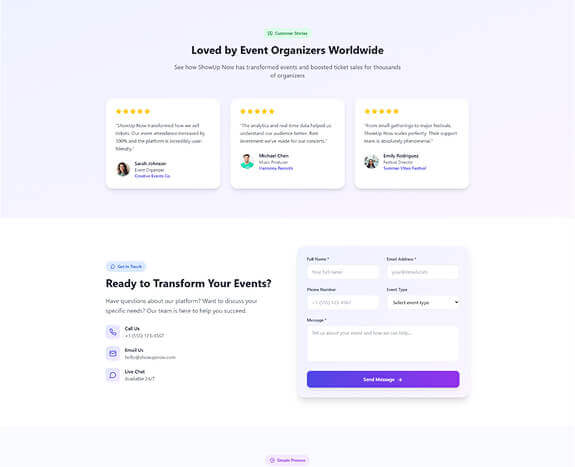 ShowUp Now Services Desktop