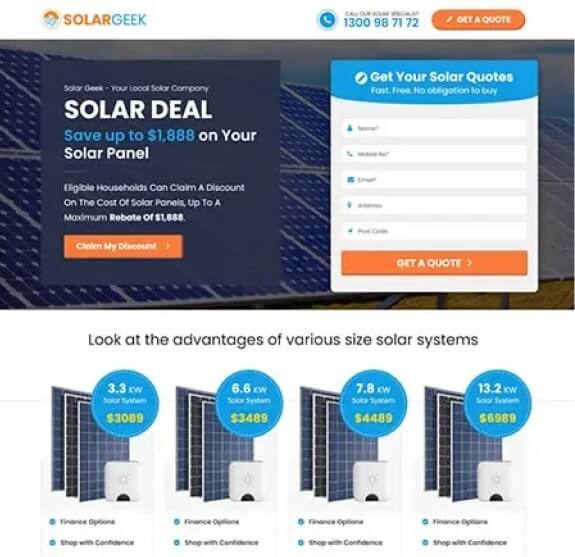 Solar Geek Home Desktop