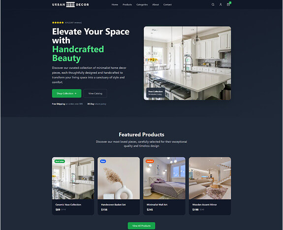 Urban Decor Home Desktop